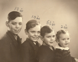 Benny, Verner, Ole og Ib - Knud og Dagmars sønner